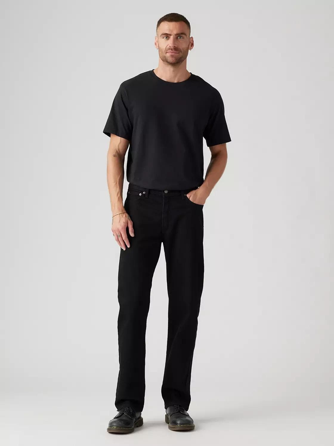 514™ Straight Fit Men's Black Jeans